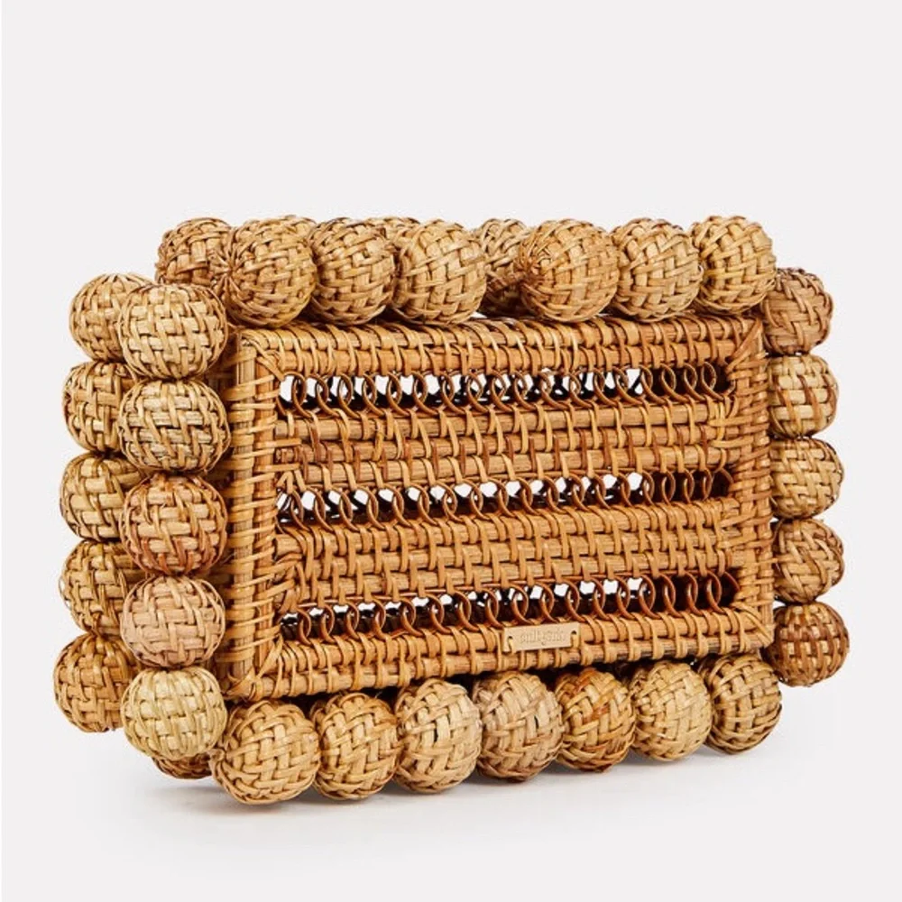 Cult Gaia | Eos Rattan Clutch - Picture 3 of 7